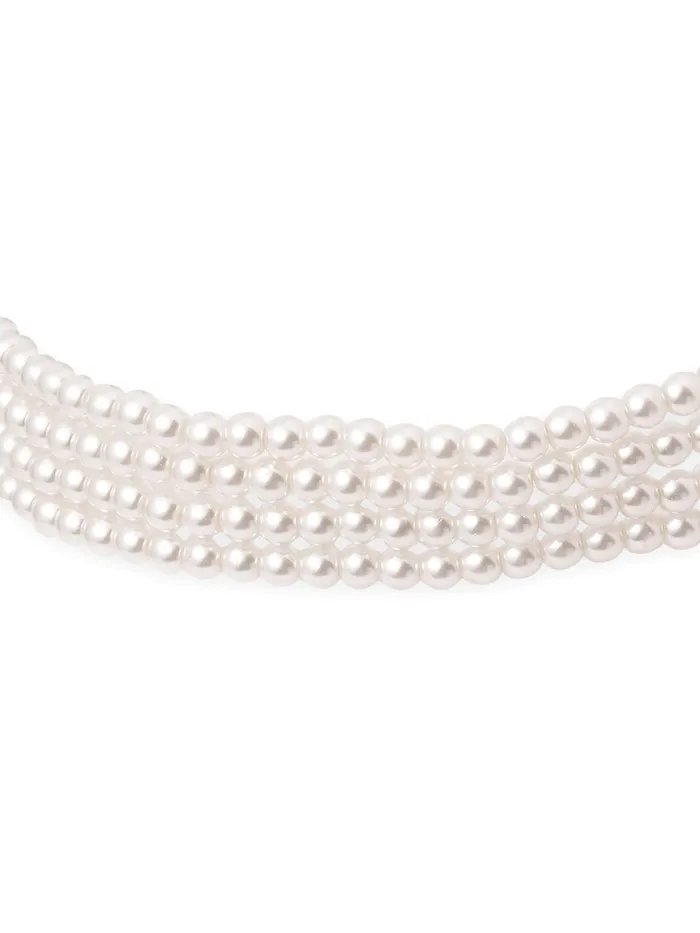 Necklaces Curio Cottage Pearly Diana Choker Necklace Necklaces Curio Cottage Pearly Diana Choker Necklace