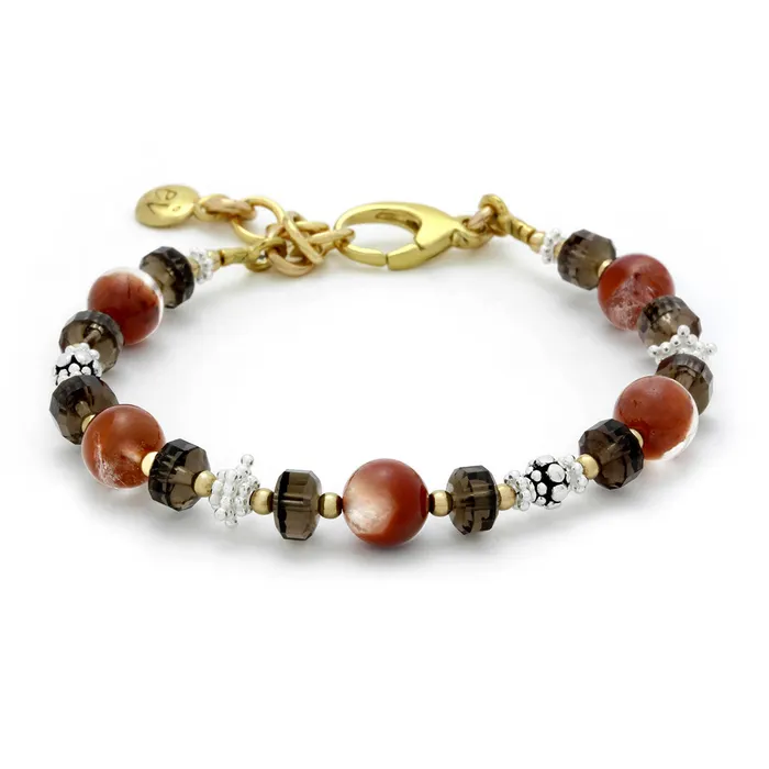 Elisa Ilana Bracelets Smoky Rutilated Quartz Bracelet2403302