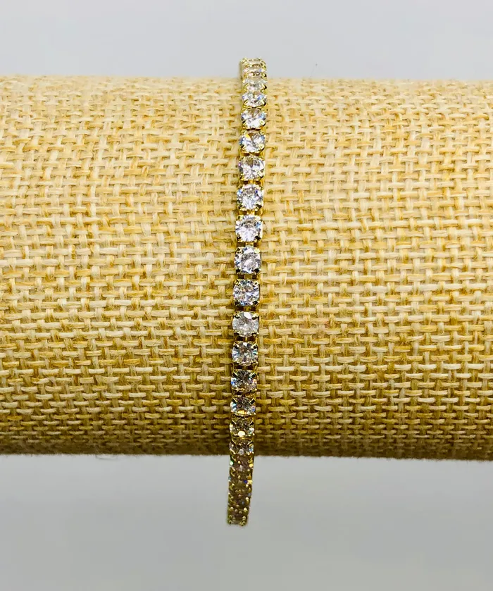 Bracelets Turquoise Door Tomball SM CZ TENNIS BRACELETGOLD Bracelets Turquoise Door Tomball SM CZ TENNIS BRACELETGOLD