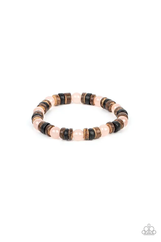 Durango Drifter Pink Bracelet Jewelry by Bretta Paparazzi Accessories Bracelets