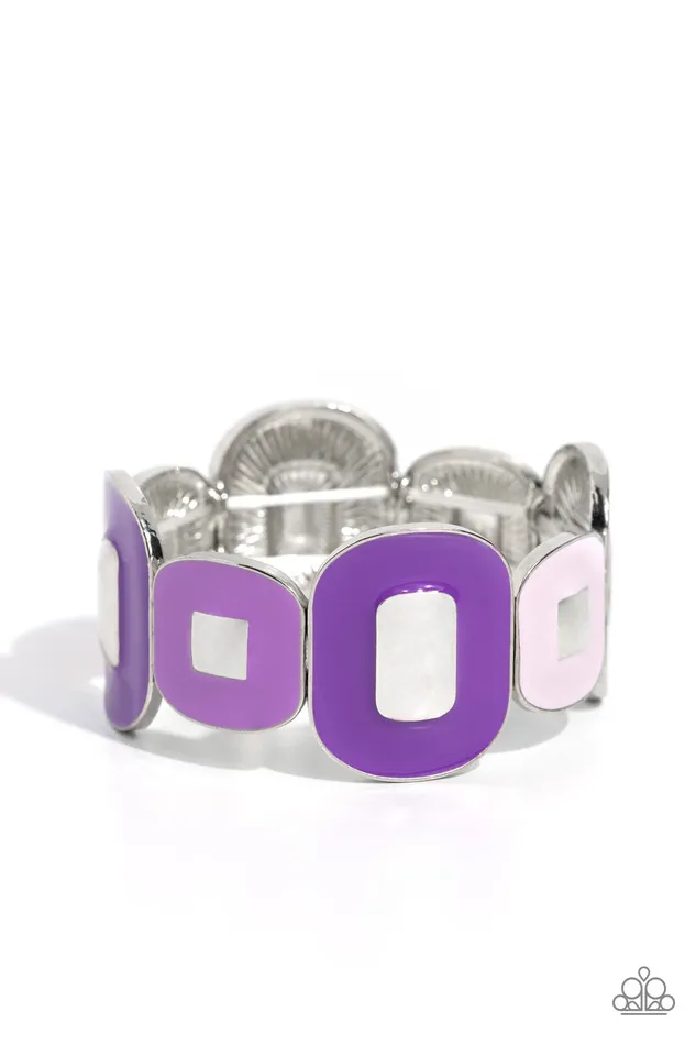 Paparazzi Accessories Bracelets Painted Pairing Purple Bracelet Jewelry by Bretta