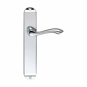 Door Handles On A Backplate |   Arundel Door Handles – Fb032Cp Door Handles Door Handles On A Backplate