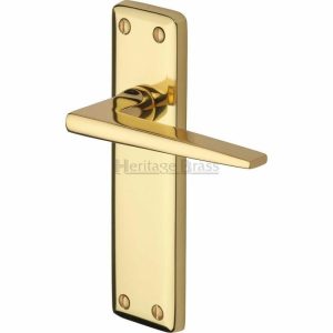 Door Handles On A Backplate |   Kendal Door Handles – Ken6810Pb Door Handles Door Handles On A Backplate