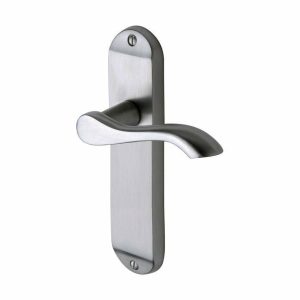 Door Handles On A Backplate |   Pure Door Handles – Sc-7350-Sc Door Handles Door Handles On A Backplate