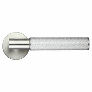 Door Handles On A Rose |   Athena Knurled Door Handle Door Handle – Zps120Ss Door Handles Door Handles On A Rose