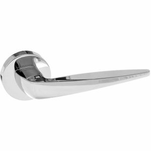 Door Handles On A Rose |   Foglia Door Handle – Fmr272Pc Door Handles Door Handles On A Rose