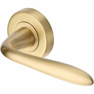 Door Handles On A Rose |   Sutton Door Handle – V1750Sb Door Handles Door Handles On A Rose