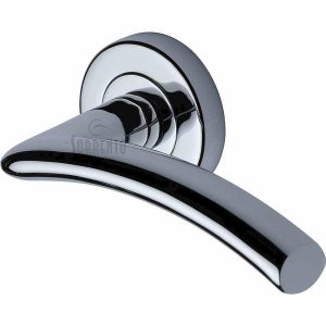 Door Handles On A Rose |   Tosca Door Handle In Polished Chrome Finish – Sc-4352-Pc Door Handles Door Handles On A Rose