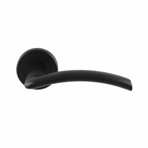 Door Handles On A Rose |   Trenta Black Door Handles – Szr030Mb Door Handles Door Handles On A Rose