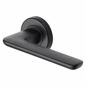 Door Handles On A Rose |   Trino Black Door Handles – Sc-5352-Blk Door Handles Door Handles On A Rose