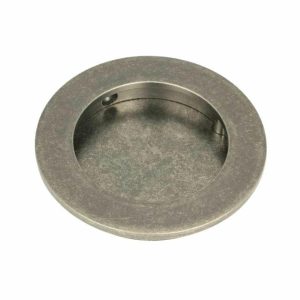 Flush Pull Handles |   Pewter Round Sliding Door Pull – 50180-1 Door Handles Flush Pull Handles