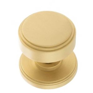 Mortice Door Knobs |   Boulton Satin Brass Stepped Mortice Knob – Mh350Smksb Door Knobs Mortice Door Knobs