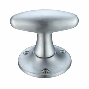 Mortice Door Knobs |   Extended Oval Mortice Door Knobs – Fb503Sc Door Knobs Mortice Door Knobs